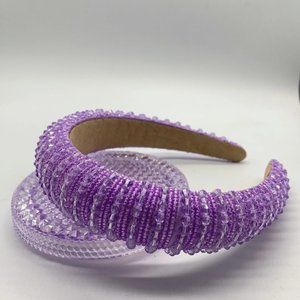 Crystal Purple Luxury Rhinestone Hairband